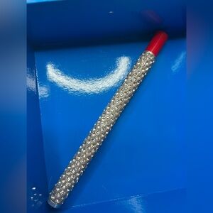 Silver Crystal drinking straw